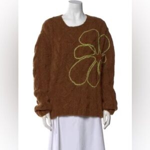 Lingua Franca Brown Floral Sweater
XL alpaca
